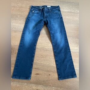 AG 360 denim. Matchbox slim straight dark wash. Size 31.
